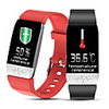 T1 Unisex Thermometer Smart Wristbands Bluetooth Touch Screen Heart Rate Monitor Blood Pressure Measurement Calories Burned Thermometer ECGPPG Pedometer Activity Tracker Sleep Tracker Sedentary