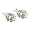 T10 0.5W 9-LED White Light Bulb for Car Width/Turning Signal Lamps (2-Pack,  DC 12V)