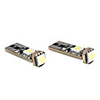T10 1.5W 5050 SMD 2 1 LED White Light Bulb for Car Indicator Lamps CANBUS (2-Pack,  DV 12V)