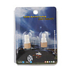 T10 1.5W 75-Lumen White LED Light Bulb for Vehicles - Aluminum Shell (DC 12V) 2-Pack