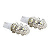 T10 1W 13-LED White Light Bulb for Car Width/Turning Signal Lamps (2-Pack,  DC 12V)