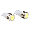 T10 1W 5050 SMD 1-LED White Light Bulb for Car Indicator Lamps (2-Pack,  DV 12V)