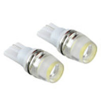 T10 1W High-Performance White Light LED Bulb for Car (DC 12V,  2-Pack)