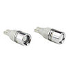 T10 1W Ultra Bright 5050 SMD 1-LED White Light Bulb for Car Turning Signal Lamps (2-Pack,  DV 12V)