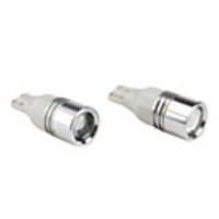 T10 1W Ultra Bright 5050 SMD 1-LED White Light Bulb for Car Turning Signal Lamps (2-Pack,  DV 12V)