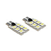 T10 2.5W 12x5050 SMD White Light LED Bulb for Car Width/Turning Signal Lamps CANBUS (2-Pack,  DC 12V)