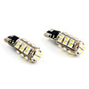 T10 28-LED 1206 SMD White Light Car LED Lamp (2pcs,  DC 12V)