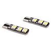 T10 3x5050 SMD 1W 60LM White Light LED Bulb for Car Instrument/License Plate Lamps CANBUS (2-Pack)