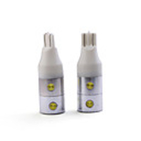 T10 6 1W 12V White Light Car Light Bulb (2-Pack)