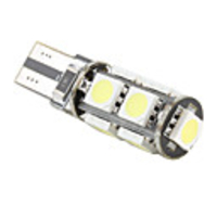 T10 9 SMD LED White Light Bulb