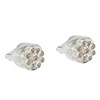 T20/7443 9-LED White Light Bulb for Car Brake/Turning Signal Lamps (2-Pack,  DC 12V)