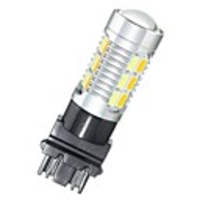 T25 5730 LED 3000K Amber Car Turn Signal Light and 7000K White Running Lamp