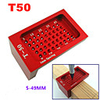 T50 woodworking ruler aluminum alloy T-shaped woodworking scriber mini scribe ruler