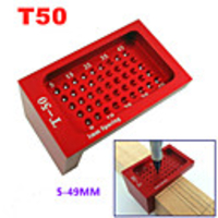 T50 woodworking ruler aluminum alloy T-shaped woodworking scriber mini scribe ruler