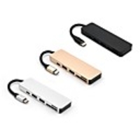 T551 5 in 1 USB Hub Type-C to 4 Port USB3.0USB2.0TF/Micro SDSD Type C PD Adapter Charging USB-C Hub Card Reader For IOS Window