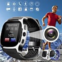 T8 Unisex Smartwatch Bluetooth Heart Rate Monitor Blood Pressure Measurement Sports Long Standby Exercise Record Timer Stopwatch Pedometer Call Reminder Sleep Tracker