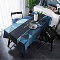 Table Cloth European Style Luxury Tablecloth Rectangular Suede Tablecloth Rectangular Digital Printing Coffee Table Cloth
