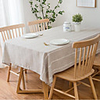 Table Cloth Cotton Dust-Proof Classic Printing Table Cover , Stain Proof, Water Resistant Washable Table, Decorative Oblong Table Cover for Kitchen, Holiday