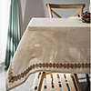 Table Cloth Cotton Dust-Proof Classic Printing Table Cover , Stain Proof, Water Resistant Washable Table, Decorative Oblong Table Cover for Kitchen, Holiday