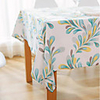 Table Cloth Cotton Dust-Proof Classic Printing Table Cover , Stain Proof, Water Resistant Washable Table, Decorative Oblong Table Cover for Kitchen, Holiday