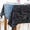 Table Cloth Cotton Dust-Proof Classic Printing Table Cover , Stain Proof, Water Resistant Washable Table, Decorative Oblong Table Cover for Kitchen, Holiday