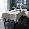 Table Cloth Cotton Dust-Proof Classic Printing Table Cover , Stain Proof, Water Resistant Washable Table, Decorative Oblong Table Cover for Kitchen, Holiday