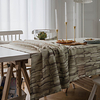 Table Cloth Dust-Proof Classic Printing Table Cover , Stain Proof, Water Resistant Washable Table, Decorative Oblong Table Cover for Kitchen, Holiday