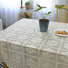 Table Cloth Dust-Proof Classic Printing Table Cover , Stain Proof, Water Resistant Washable Table, Decorative Oblong Table Cover for Kitchen, Holiday
