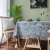 Table Cloth Dust-Proof Classic Printing Table Cover , Stain Proof, Water Resistant Washable Table, Decorative Oblong Table Cover for Kitchen, Holiday