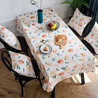Table Cloth Dust-Proof Classic Printing Table Cover , Stain Proof, Water Resistant Washable Table, Decorative Oblong Table Cover for Kitchen, Holiday