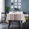 Table Cloth Dust-Proof Classic Printing Table Cover , Stain Proof, Water Resistant Washable Table, Decorative Oblong Table Cover for Kitchen, Holiday
