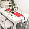 Table Runner Linens Christmas Contemporary Holiday Table Cover Table Decorations For Christmas Rectangular 19031 Cm Red With White 1Pc