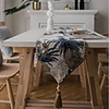 Table Runner Modern Minimalist Jacquard Table Flag