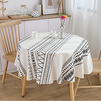 Tablecloth Bohemian Cotton And Linen Printing Round Living Room Fabric Tablecloth
