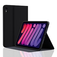Tablet Case Cover For Apple iPad mini 6th 2021 with Stand Smart Auto Wake / Sleep Multi-angle Viewing Solid Colored PU Leather miniinthebox