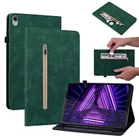 Tablet Case Cover For Lenovo Tab P11 / Plus M10 FHD Plus Tab M8 (FHD / HD) Card Holder with Stand Flip Solid Colored TPU PU Leather miniinthebox
