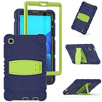 Tablet Case Cover For Samsung Galaxy Tab S7 Plus FE A8 A7 Lite A7 Lite S6 Lite 2021 2020 Armor Defender Rugged Protective with Stand Full Body Protective Solid Colored PC Silicone For Kids miniinthebox