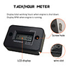 Tachometer Tach LCD Hour Meter for Marine Gasoline Engine Lawn Mower ATV Motorcycle Snowmobile Jet Ski Pit