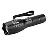 Tactical Focus Zoom 3-Mode Cree T6 LED Flashlight with Assault Crown (3xAAA)