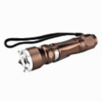Tactical Focus Zoom 5-Mode Cree T6 LED Flashlight with Assault Crown (Brown,  1x18650)