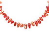 Tail Shape Cowry Long Necklace(Assorted Colour)