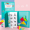 Tangram Building Blocks Jigsaw Puzzle Magnetic Kid