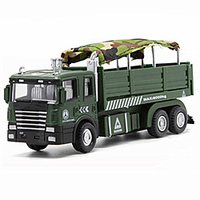 Tank Military Transport Truck Toy Truck Construction Vehicle Toy Car Model Car Music Light Pull Back Vehicles Boys