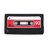 Tape Shape Protective Silicon Case for Iphone4 (Black)