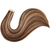 Tapes Hair Extensions Remy Human Hair 20pcs Pack Straight Hair Extensions miniinthebox