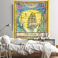 Tarot Divination Wall Tapestry Art Decor Blanket Curtain Hanging Home Bedroom Living Room Decoration miniinthebox