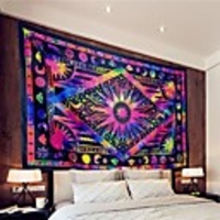 Tarot Divination Wall Tapestry Art Decor Blanket Curtain Picnic Tablecloth Hanging Home Bedroom Living Room Dorm Decoration Mysterious Bohemian