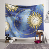 Tarot Wall Tapestry Art Decor Blanket Curtain Hanging Home Bedroom Living Room Decoration Starry Sky Sun And Moon God