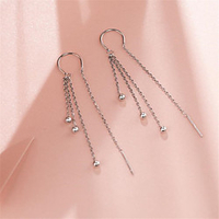 Tassel Dangle Earrings Earrings Classic Fashion Punk Trendy Romantic Sweet Cute Imitation Pearl Earrings Jewelry Silver For Gift Date Street Birthday Festival 1 Pair miniinthebox