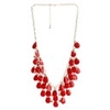 Tassels Water-drop Pattern Resin Necklace